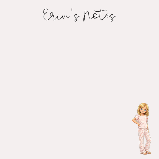 Custom Illustrated Family Notepad