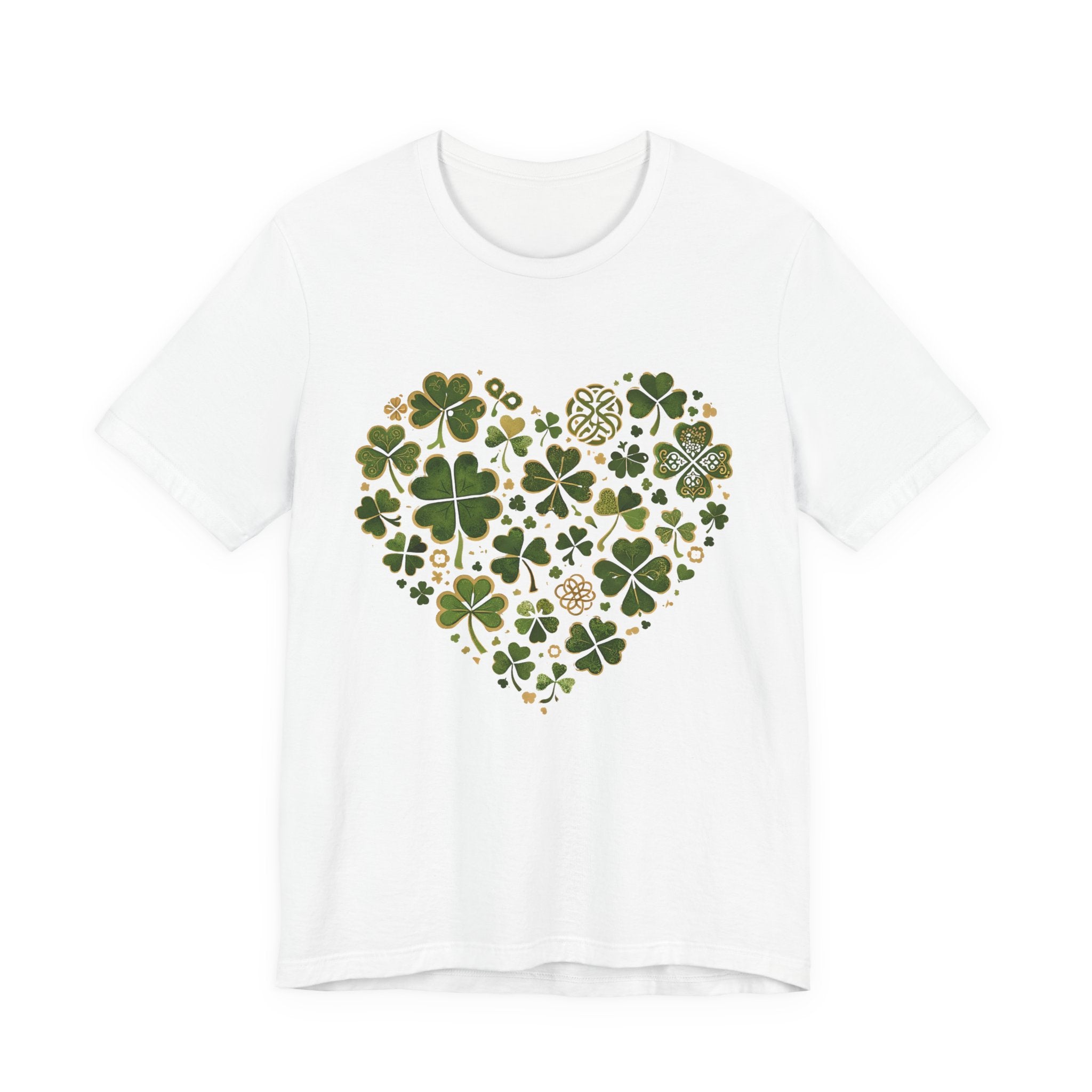 Clover Heart T-Shirt — St. Patrick's Day Lucky Shamrock Tee