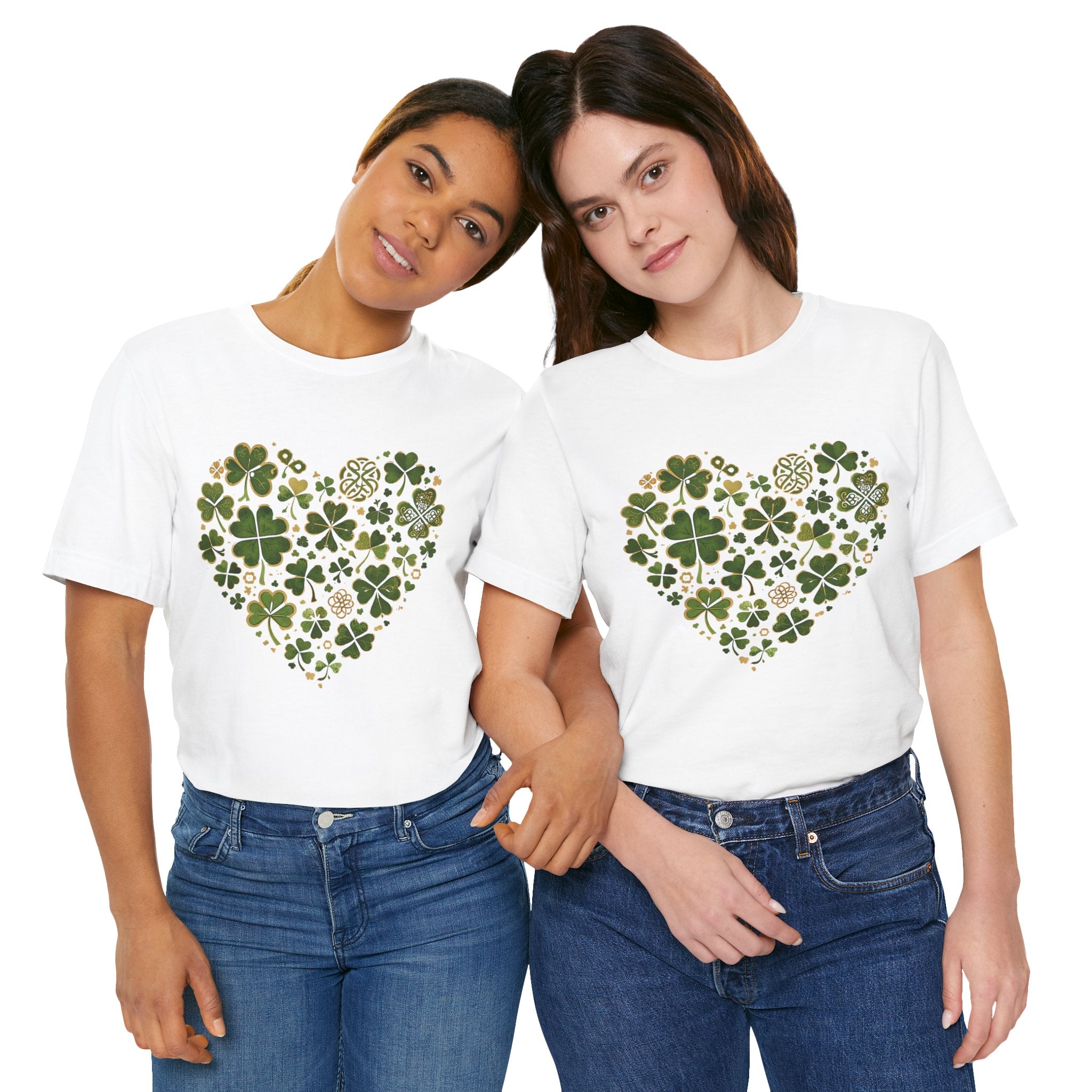 Clover Heart T-Shirt — St. Patrick's Day Lucky Shamrock Tee