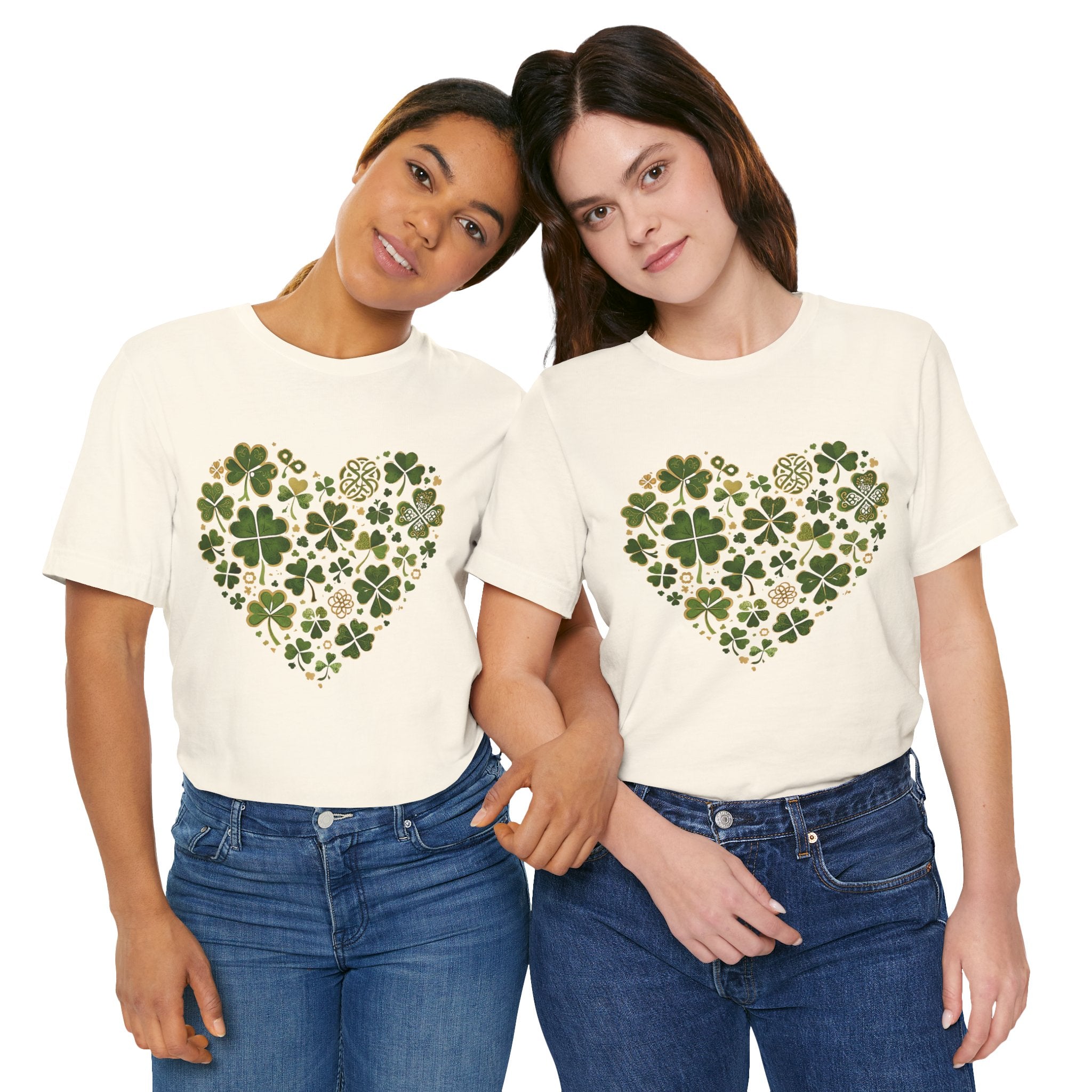 Clover Heart T-Shirt — St. Patrick's Day Lucky Shamrock Tee