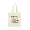 Books, Coffee, Repeat Canvas Tote