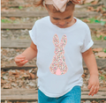 Pastel and floral bunny